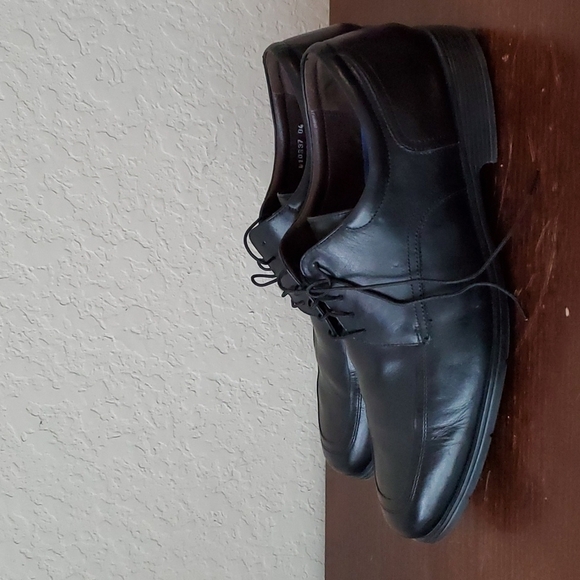 EUC. Florsheim 13016-001 Comfortech Black Leather Square Toe Oxfords Men… - Picture 5 of 10